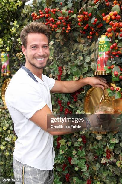 Sebastian Pannek attends The Fashion Hub during the Berlin Fashion Week Spring/Summer 2019 at Ellington Hotel on July 5, 2018 in Berlin, Germany.