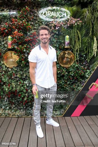 Sebastian Pannek attends The Fashion Hub during the Berlin Fashion Week Spring/Summer 2019 at Ellington Hotel on July 5, 2018 in Berlin, Germany.