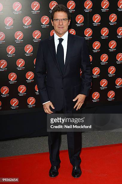 Fabio Capello attends the Sport Industry Awards at Battersea Evolution on May 13, 2010 in London, England.
