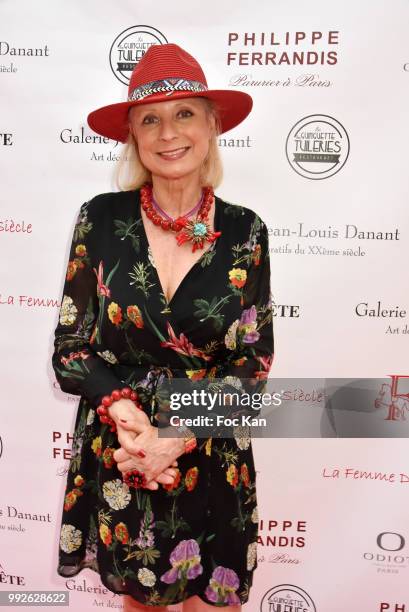 Brigitte Mancel Attends "La Femme Dans Le Siecle" Dinner on July 5, 2018 in Paris, France.