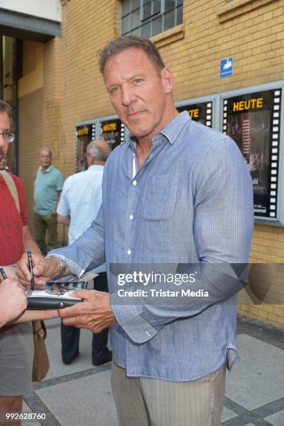 Ralf Moeller during the premiere of 'Das letzte Mahl' at Kino in der Kulturbrauerei on July 5, 2018 in Berlin, Germany.