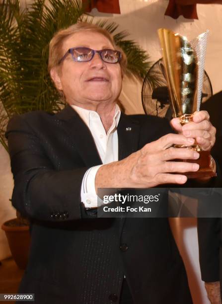 Producer Orlando Attends "La Femme Dans Le Siecle" Dinner on July 5, 2018 in Paris, France.