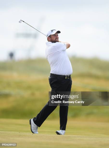 Donegal , Ireland - 6 July 2018; Shane Lowry of Ireland on the 15th hole during Day Two of the Dubai Duty Free Irish Open Golf Championship at...