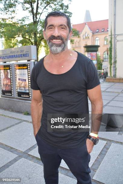 Erdal Yildiz during the premiere of 'Das letzte Mahl' at Kino in der Kulturbrauerei on July 5, 2018 in Berlin, Germany.