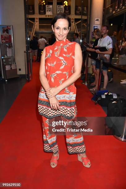 Sharon Brauner during the premiere of 'Das letzte Mahl' at Kino in der Kulturbrauerei on July 5, 2018 in Berlin, Germany.