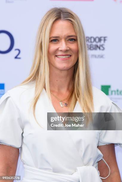 Edith Bowman attends the Nordoff Robbins O2 Silver Clef Awards 2018 at Grosvenor House, on July 6, 2018 in London, England.