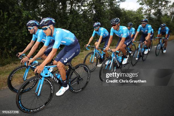 Nairo Quintana of Colombia / Andrey Amador of Costa Rica / Daniele Bennati of Italy / Imanol Erviti of Spain / Mikel Landa of Spain / Jose Joaquin...