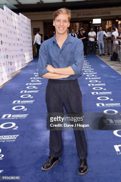 George Ezra attends the Nordoff Robbins' O2 Silver Clef Awards at Grosvenor House, on July 6, 2018 in London, England.