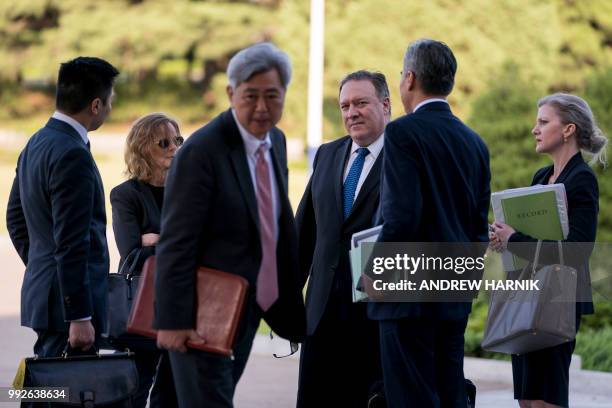 Deputy Assistant Secretary for the Bureau of East Asian and Pacific Affairs Alex Wong, aide Lisa Kenna, Andrew Kim, the head of the CIAs Korea...