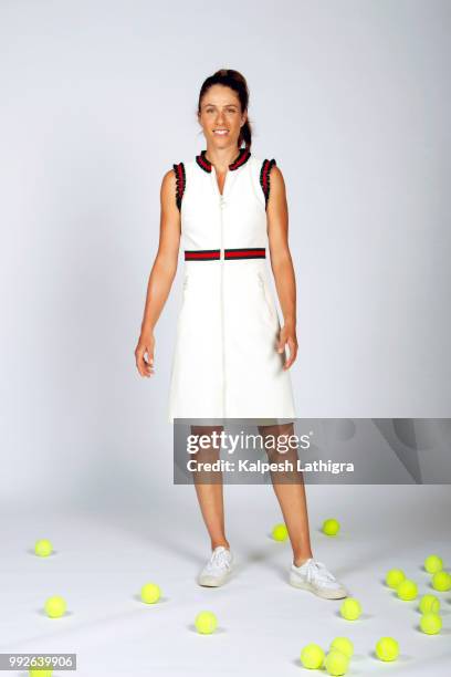 Tennis player Johanna Konta is photographed for the Telegraph on June 9, 2017 in London, England.