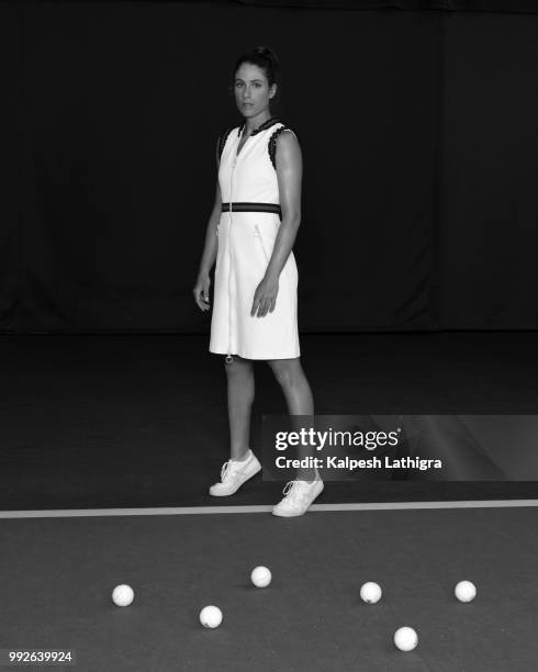 Tennis player Johanna Konta is photographed for the Telegraph on June 9, 2017 in London, England.