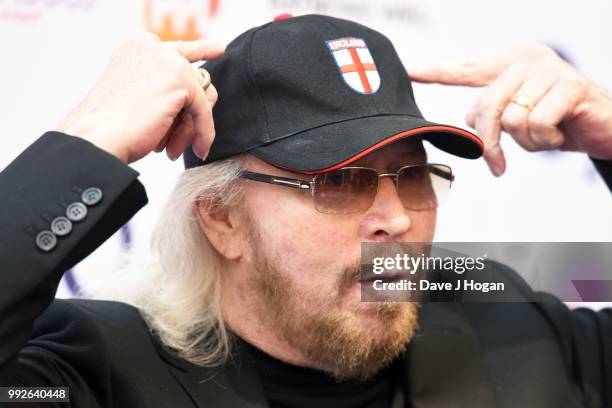 Barry Gibb attends the Nordoff Robbins' O2 Silver Clef Awards at Grosvenor House, on July 6, 2018 in London, England.