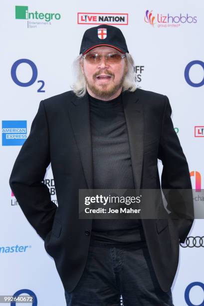 Barry Gibb attends the Nordoff Robbins O2 Silver Clef Awards 2018 at Grosvenor House, on July 6, 2018 in London, England.