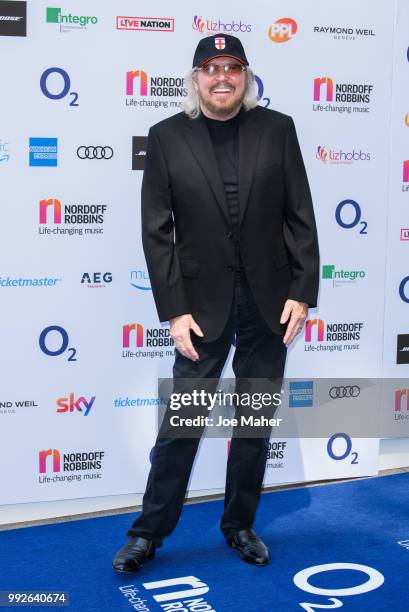 Barry Gibb attends the Nordoff Robbins O2 Silver Clef Awards 2018 at Grosvenor House, on July 6, 2018 in London, England.