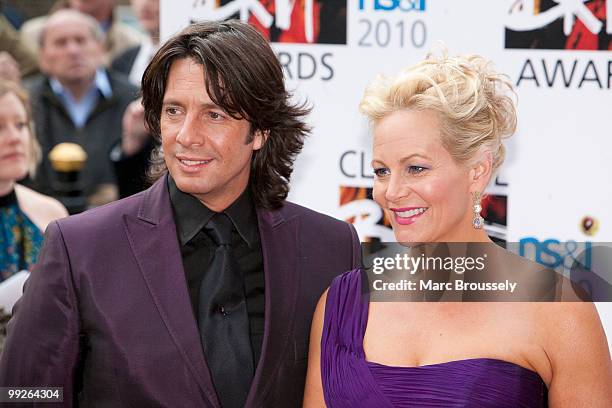 Laurence Llewelyn-Bowen and Jackie Llewelyn-Bowen attend the Classical BRIT Awards at Royal Albert Hall on May 13, 2010 in London, England.