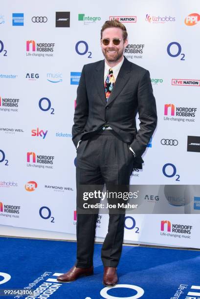 Ricky Wilson attends the Nordoff Robbins O2 Silver Clef Awards 2018 at Grosvenor House, on July 6, 2018 in London, England.