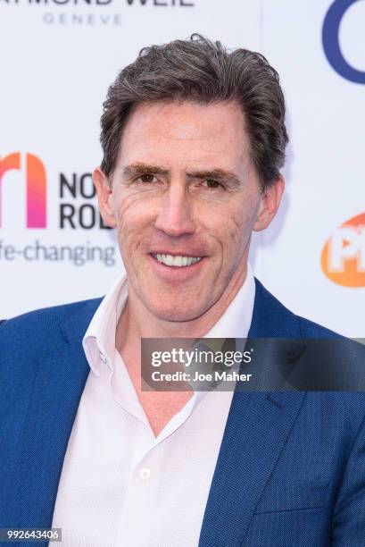 Rob Brydon attends the Nordoff Robbins O2 Silver Clef Awards 2018 at Grosvenor House, on July 6, 2018 in London, England.