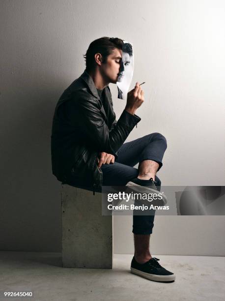 Actor RJ Mitte is photographed Vulkan magazine on November 20, 2017 in Los Angeles, California.