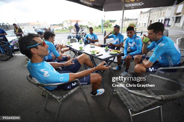 Nairo Quintana of Colombia / Andrey Amador of Costa Rica / Daniele Bennati of Italy / Imanol Erviti of Spain / Mikel Landa of Spain / Jose Joaquin...