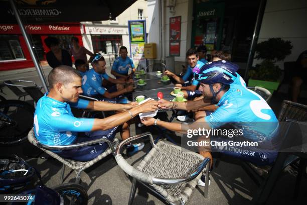 Nairo Quintana of Colombia / Andrey Amador of Costa Rica / Daniele Bennati of Italy / Imanol Erviti of Spain / Mikel Landa of Spain / Jose Joaquin...