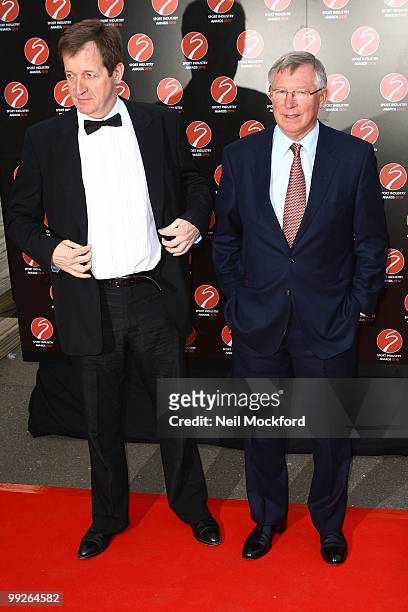 Alastair Campbell and Sir Alex Ferguson attends the Sport Industry Awards at Battersea Evolution on May 13, 2010 in London, England.
