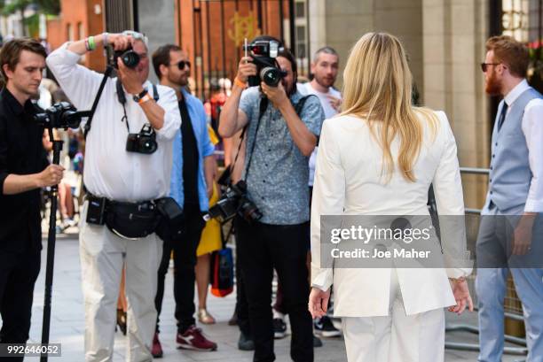 Ellie Goulding attends the Nordoff Robbins O2 Silver Clef Awards 2018 at Grosvenor House, on July 6, 2018 in London, England.