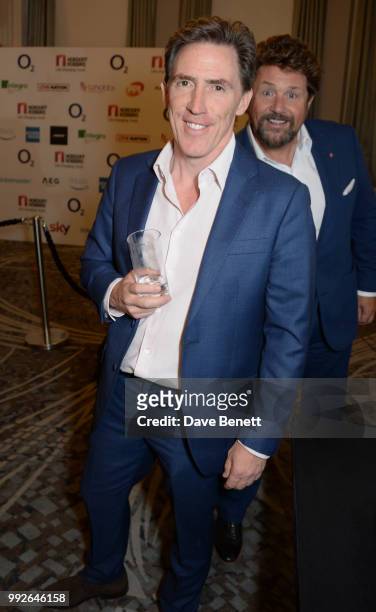 Rob Brydon and Michael Ball attend the Nordoff Robbins O2 Silver Clef Awards at The Grosvenor House Hotel on July 6, 2018 in London, England.