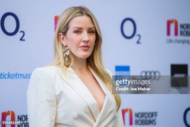 Ellie Goulding attends the Nordoff Robbins O2 Silver Clef Awards 2018 at Grosvenor House, on July 6, 2018 in London, England.