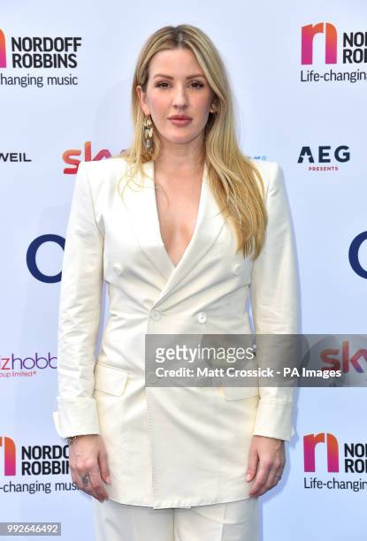 Ellie Goulding attending the Nordoff Robbins O2 Silver Clef Awards 2018, held at Grosvenor House Hotel, London.