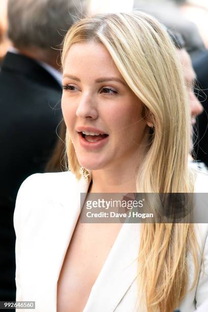 Ellie Goulding attends the Nordoff Robbins' O2 Silver Clef Awards at Grosvenor House, on July 6, 2018 in London, England.