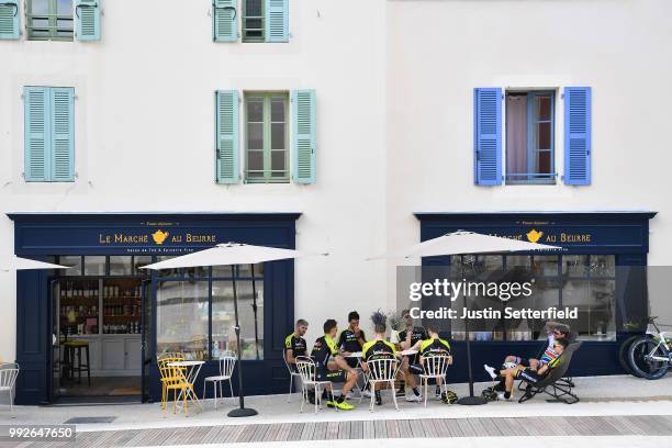 Adam Yates of Great Britain / Jack Bauer of New Zealand / Luke Durbridge of Australia / Mathew Hayman of Australia / Michael Hepburn of Australia /...