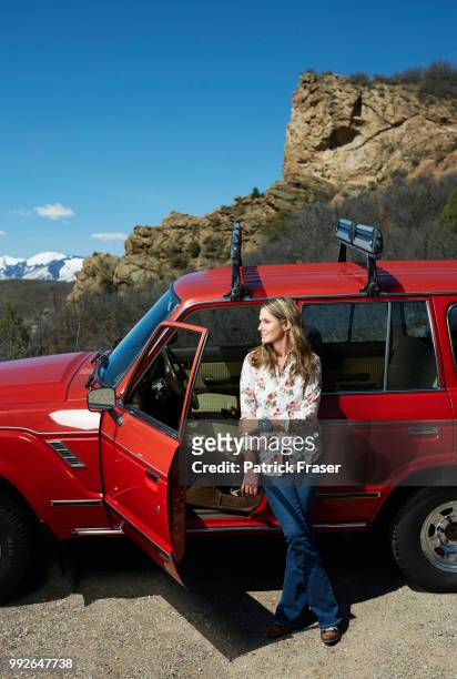 Businesswoman Aerin Lauder is photographed for How to Spend It on June 15, 2016 in Aspen, Colorado.
