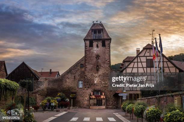 old town in the alsace, france - prijs stock pictures, royalty-free photos & images