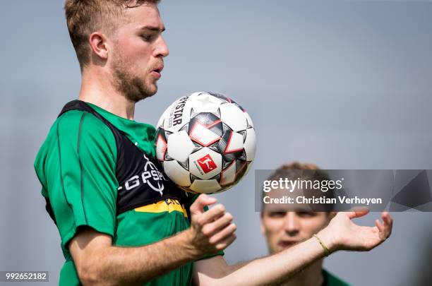 Christoph Kramer during a training session of Borussia Moenchengladbach at Borussia-Park on July 06, 2018 in Moenchengladbach, Germany.