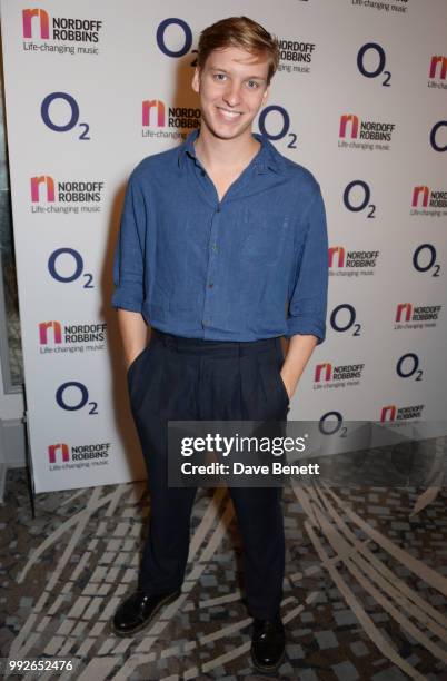 George Ezra attends the Nordoff Robbins O2 Silver Clef Awards at The Grosvenor House Hotel on July 6, 2018 in London, England.