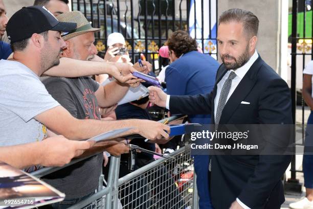 Alfie Boe attends the Nordoff Robbins' O2 Silver Clef Awards at Grosvenor House, on July 6, 2018 in London, England.