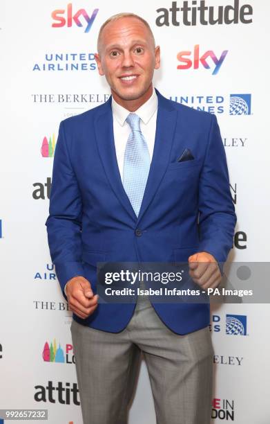 Judge Robert Rinder attending the Attitude Pride Awards 2018 at The Berkeley, London. PRESS ASSOCIATION. Picture date: Friday July 6, 2018. Photo...