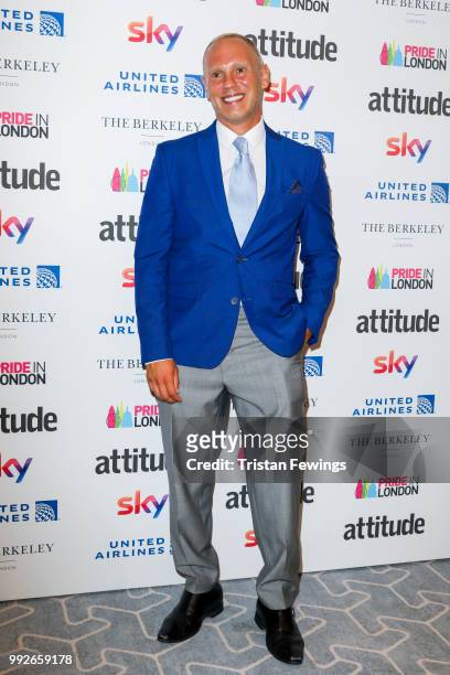 Judge Robert Rinder attends the Attitude Pride Awards 2018 at The Berkeley Hotel on July 6, 2018 in London, England.