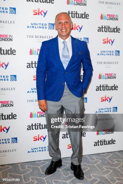 Judge Robert Rinder attends the Attitude Pride Awards 2018 at The Berkeley Hotel on July 6, 2018 in London, England.