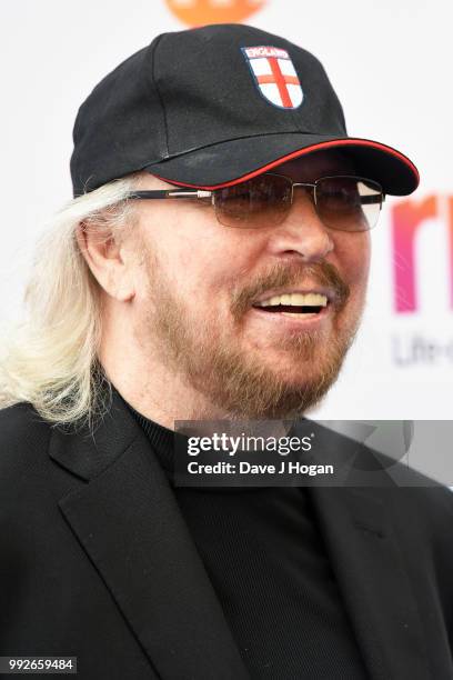 Barry Gibb attends the Nordoff Robbins' O2 Silver Clef Awards at Grosvenor House, on July 6, 2018 in London, England.