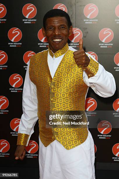 Haile Gebrselassie attends the Sport Industry Awards at Battersea Evolution on May 13, 2010 in London, England.