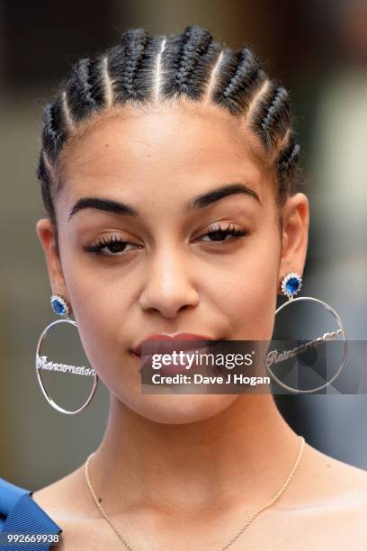 Jorja Smith attends the Nordoff Robbins' O2 Silver Clef Awards at Grosvenor House, on July 6, 2018 in London, England.