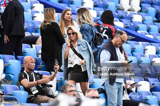 Erika Choperena, wife of Antoine Griezmann during 2018 FIFA World Cup Quarter Final match between France and Uruguay at Nizhniy Novgorod Stadium on...