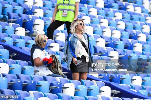 Erika Choperena, wife of Antoine Griezmann during 2018 FIFA World Cup Quarter Final match between France and Uruguay at Nizhniy Novgorod Stadium on...