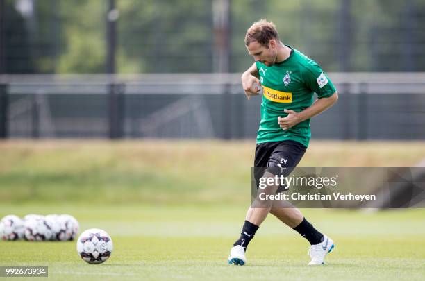 Tony Jantschke during a training session of Borussia Moenchengladbach at Borussia-Park on July 05, 2018 in Moenchengladbach, Germany.