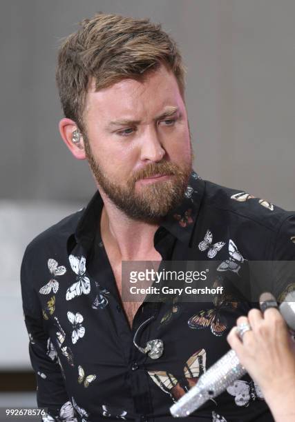 Recording artist Charles Kelley of Lady Antebellum performs during NBC's 'Today' at Rockefeller Plaza on July 6, 2018 in New York City.