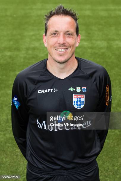Goalkeeper Diederik Boer during the team presentation of Pec Zwolle on July 06, 2018 at the MAC3PARK stadium in Zwolle, The Netherlands