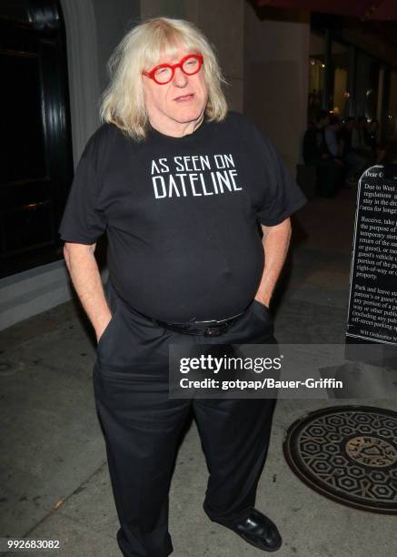 Bruce Vilanch is seen on July 05, 2018 in Los Angeles, California.