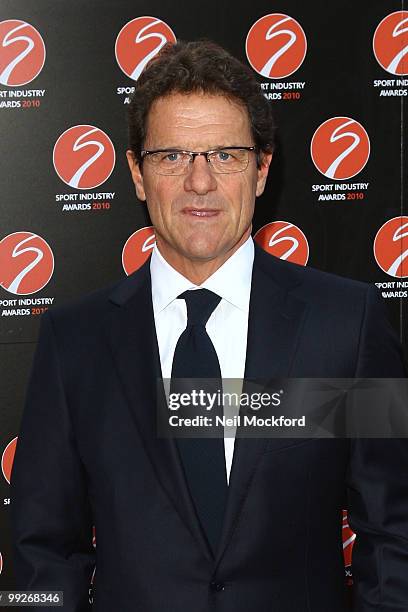 Fabio Capello attends the Sport Industry Awards at Battersea Evolution on May 13, 2010 in London, England.