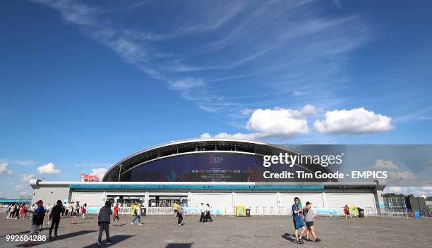 General view of the Kazan Arena ahead of the Quarter Final match between Brazil and Belgium Brazil v Belgium - FIFA World Cup 2018 - Quarter Final -...